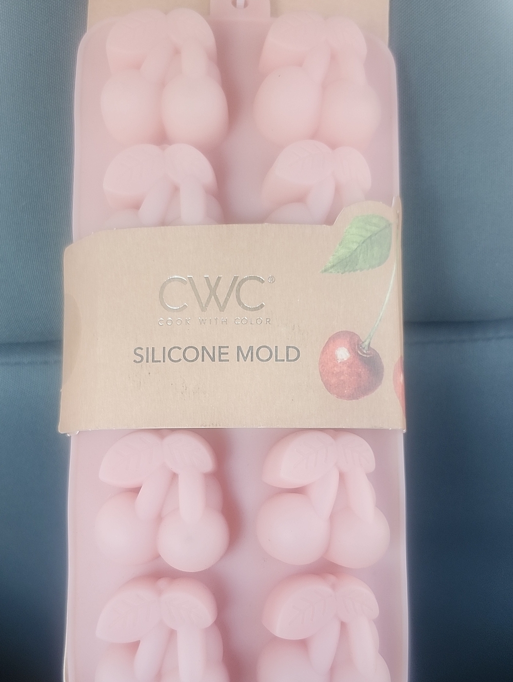 CWC Silicone Cherry Mold - Soft Pink
